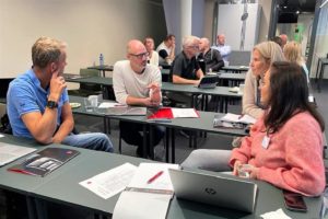 Mennesker på kurs i i Kunnskapsbyen