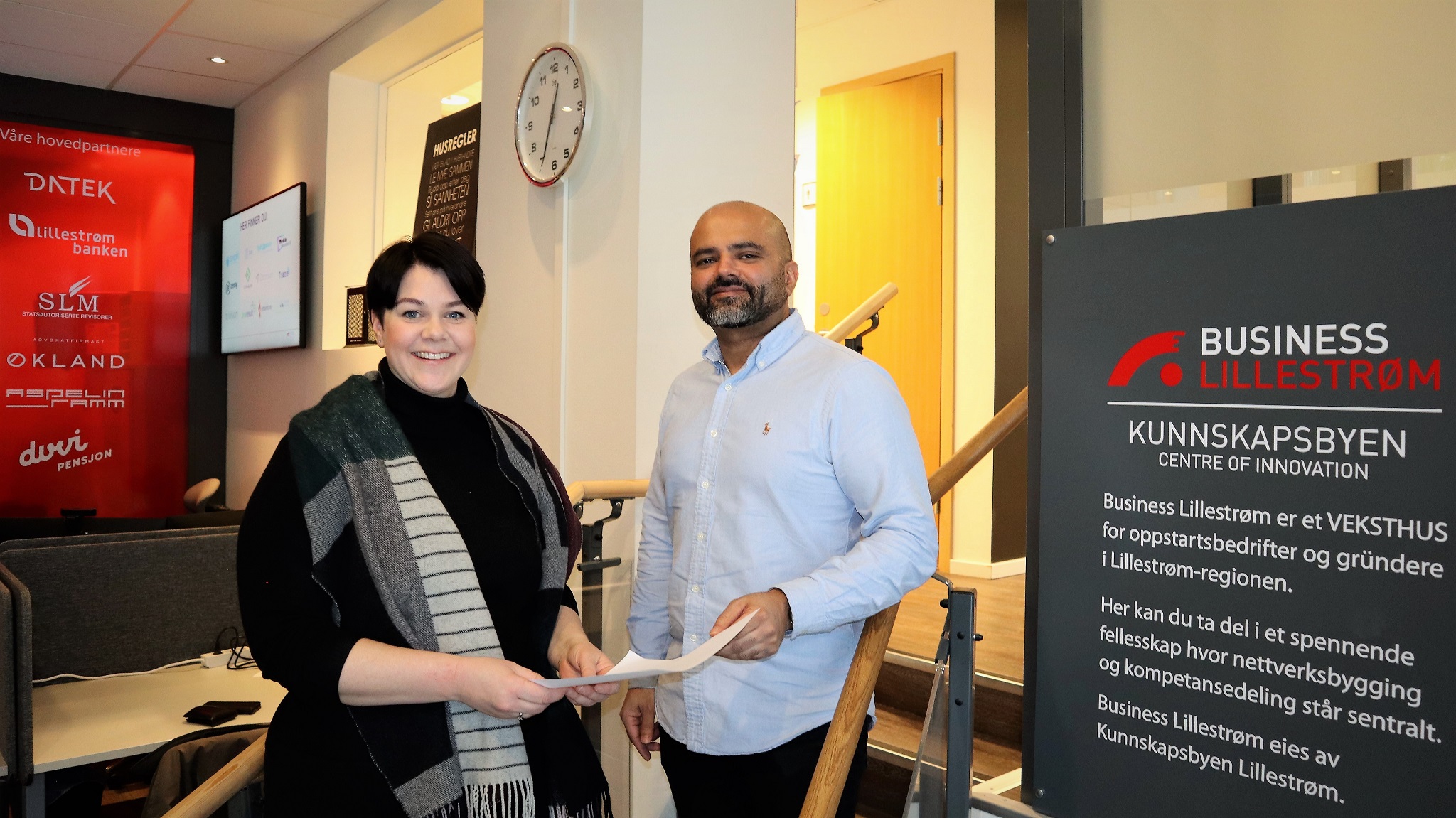 Anette Gangnæs og Kapil Kumar