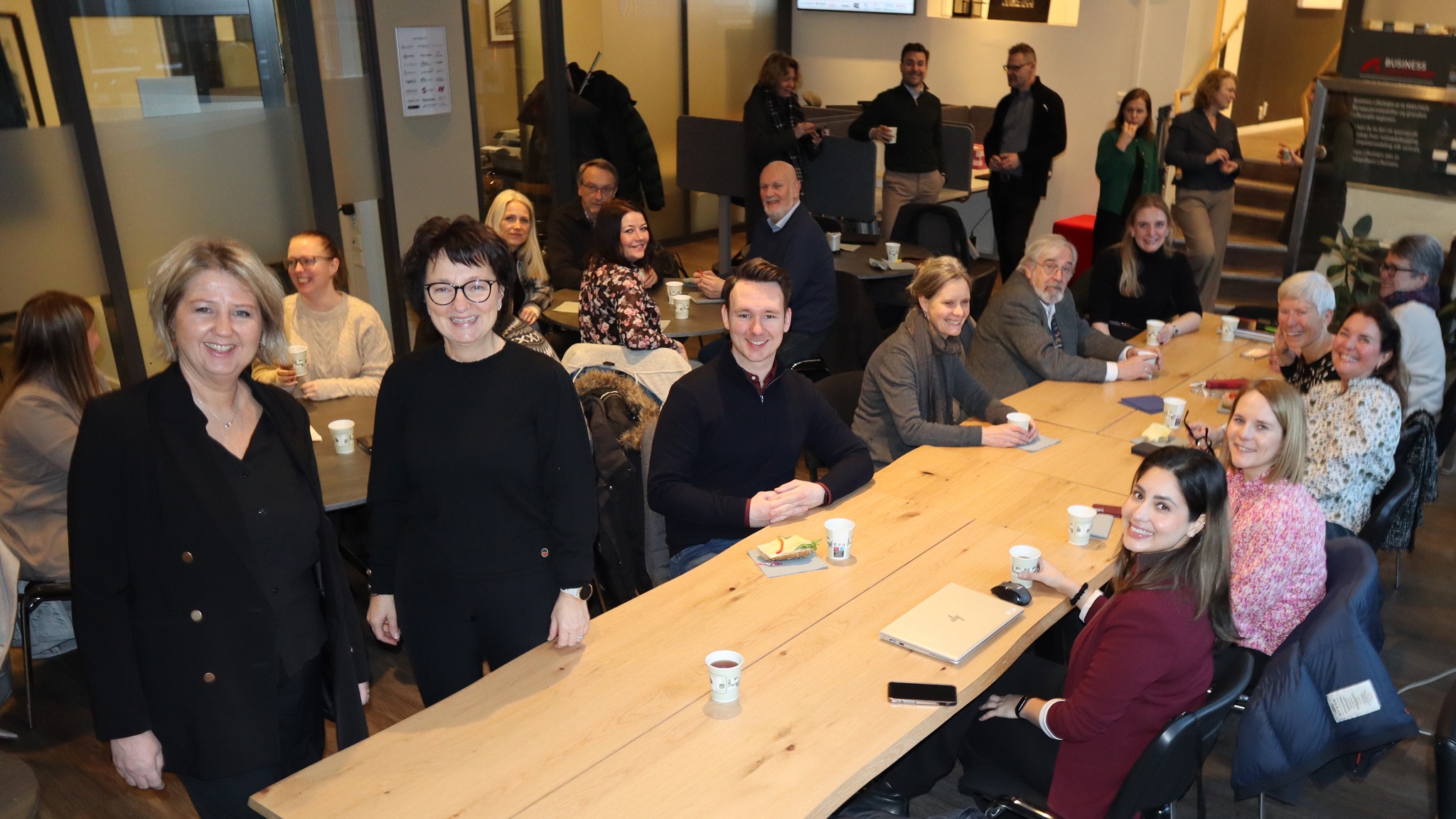 June Enger hos Fagskolen i Viken og Inger-Lise M. Nøstvik i Kunnskapsbyen